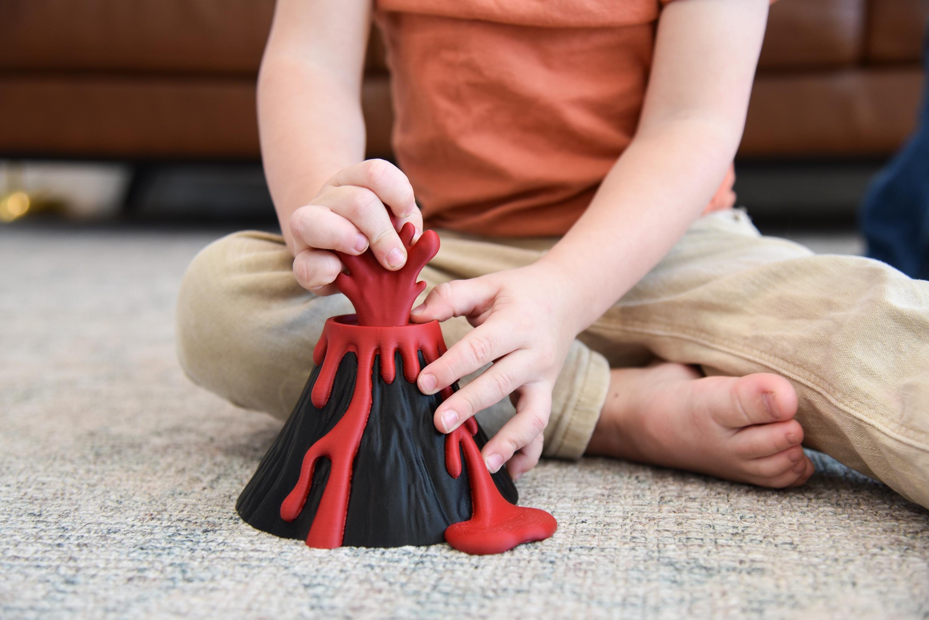 Volcano Dinosaur CritterPod™ Playset | Screen-Free Imaginative Play