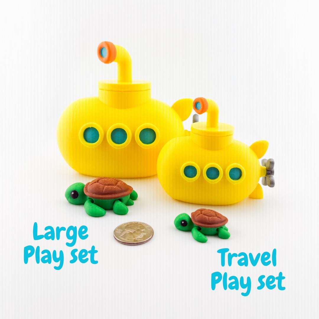 Submarine Ocean CritterPod™ Playset | Screen-Free Imaginative Play