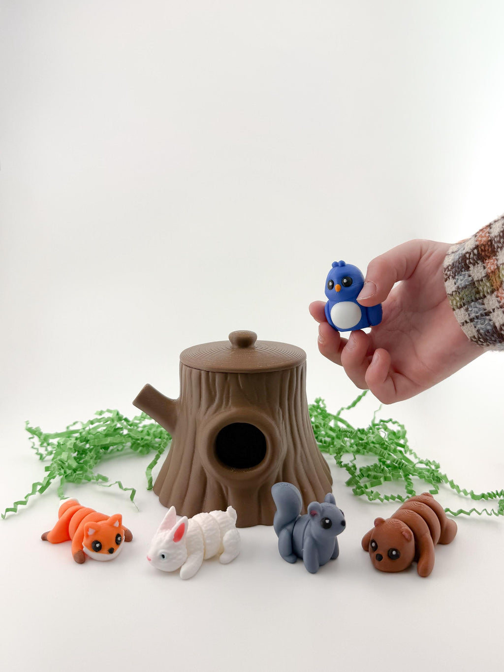 Woodland Stump CritterPod™ Playset | Screen-Free Imaginative Play