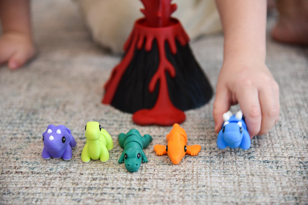 Volcano Dinosaur CritterPod™ Playset | Screen-Free Imaginative Play