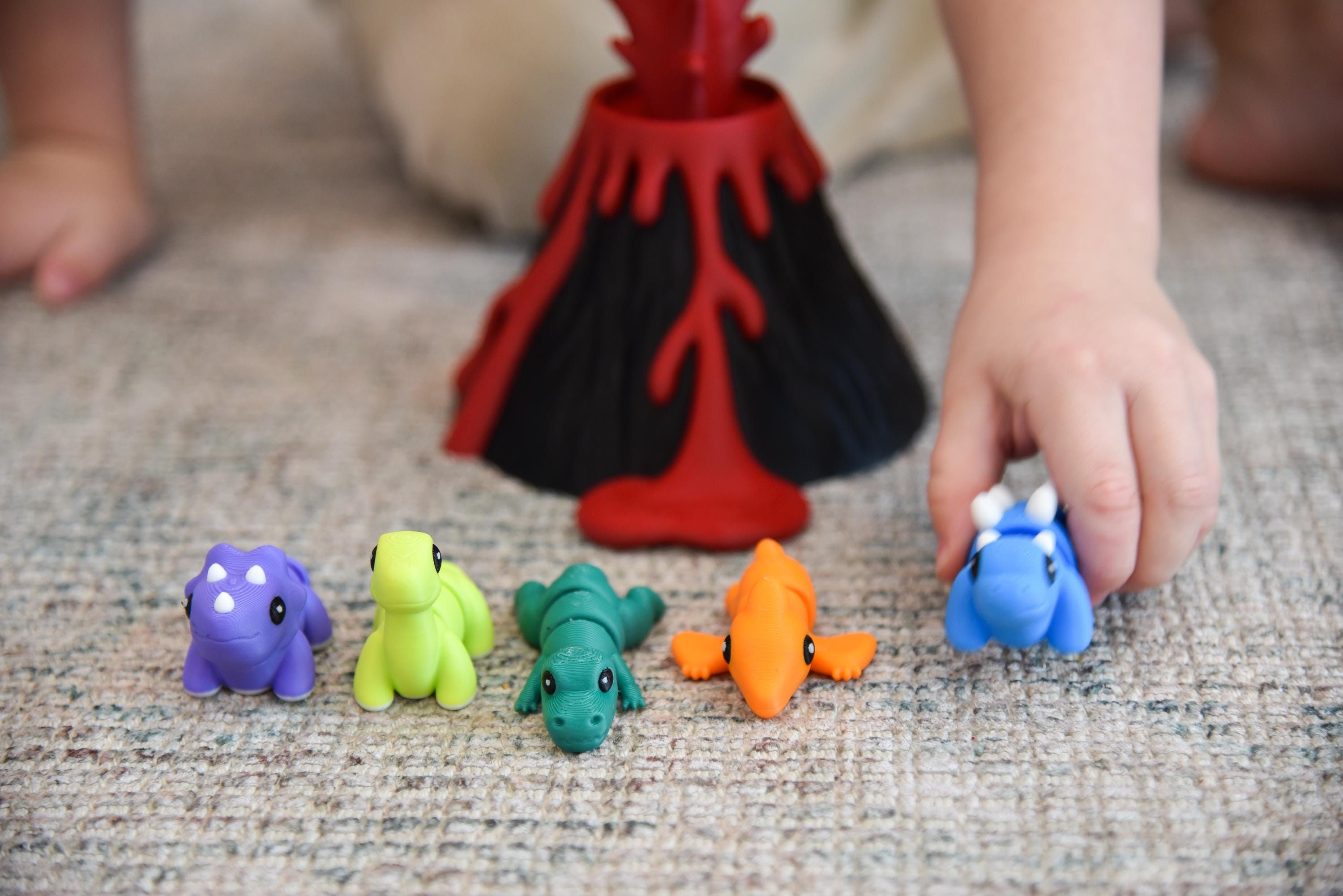 Volcano Dinosaur CritterPod™ Playset | Screen-Free Imaginative Play