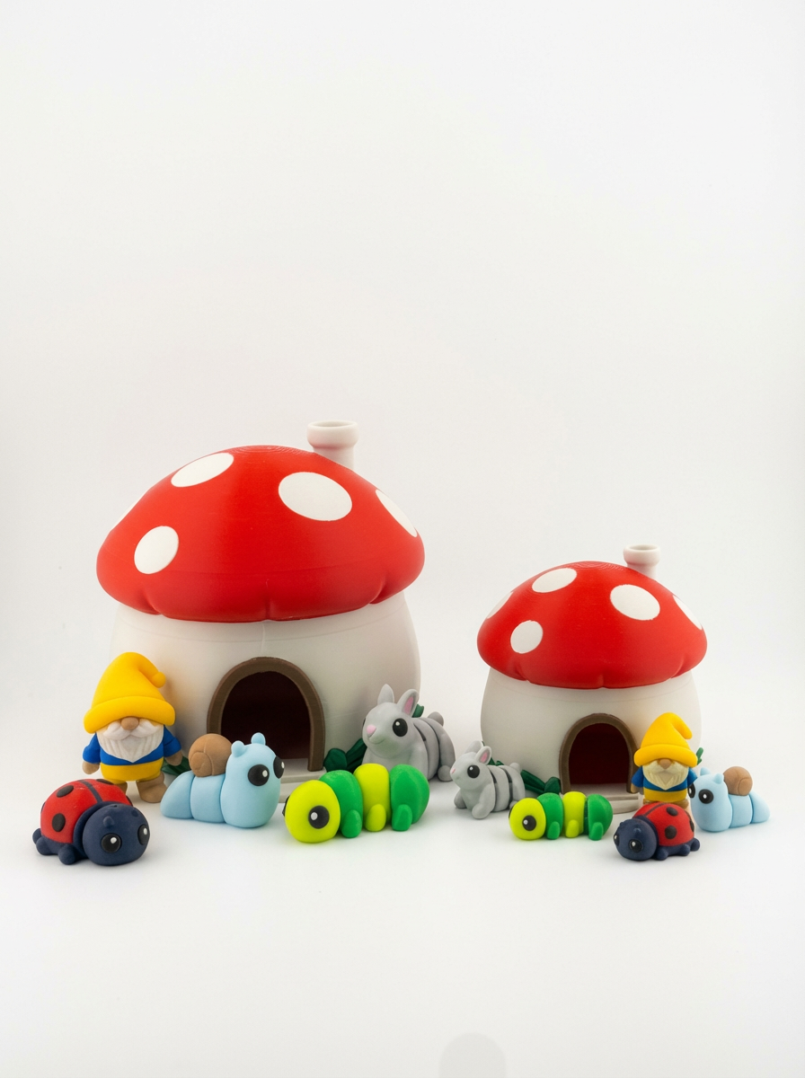 Mushroom Garden CritterPod™ Playset | Screen-Free Imaginative Play