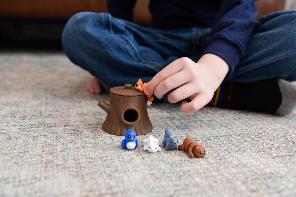 Woodland Stump CritterPod™ Playset | Screen-Free Imaginative Play