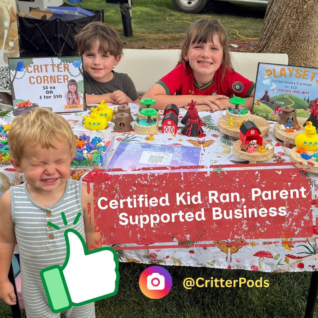 Freshwater Log CritterPod full set - screen-free sensory play for kids ages 3 and up