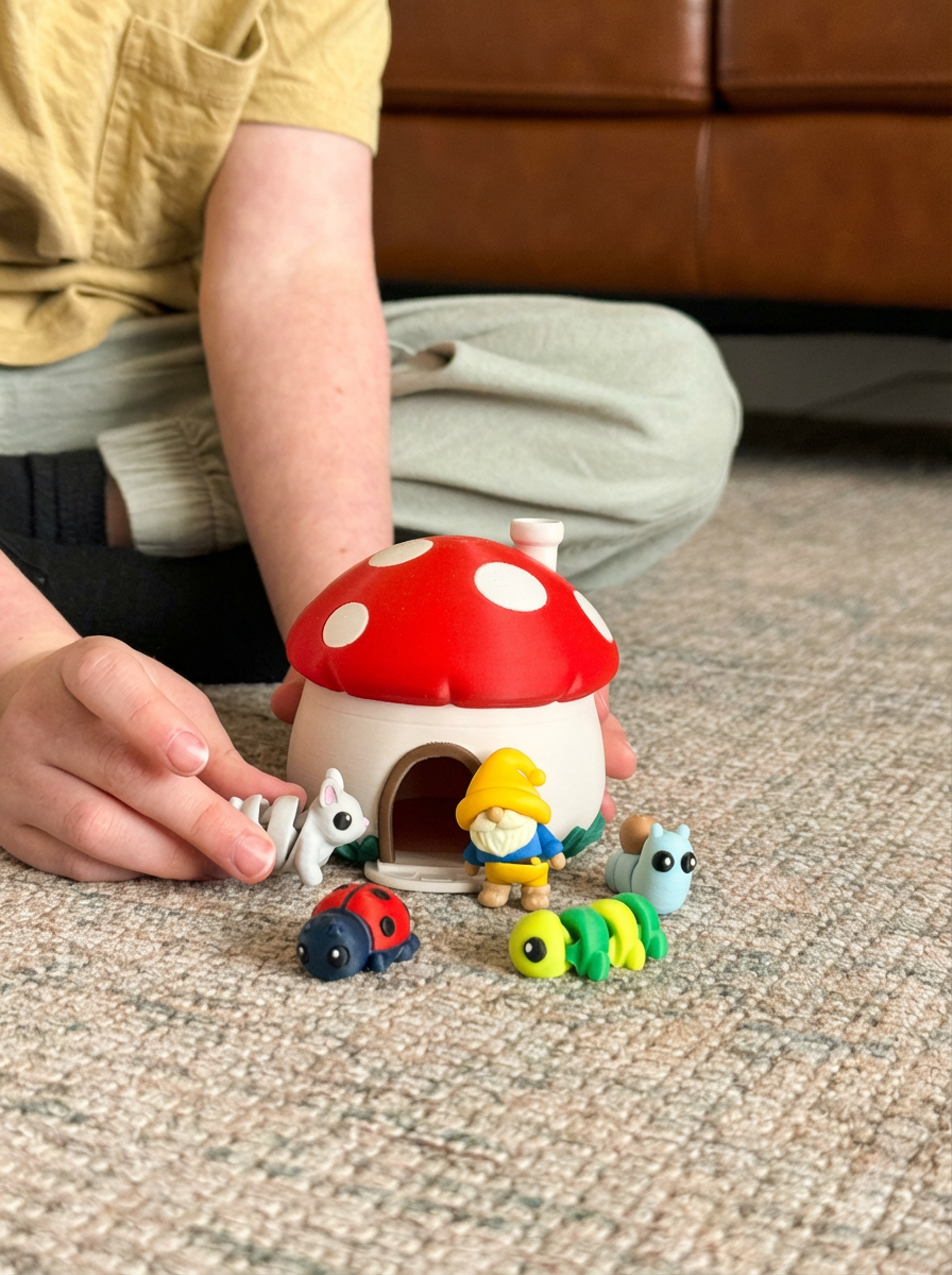 Mushroom Garden CritterPod™ Playset | Screen-Free Imaginative Play
