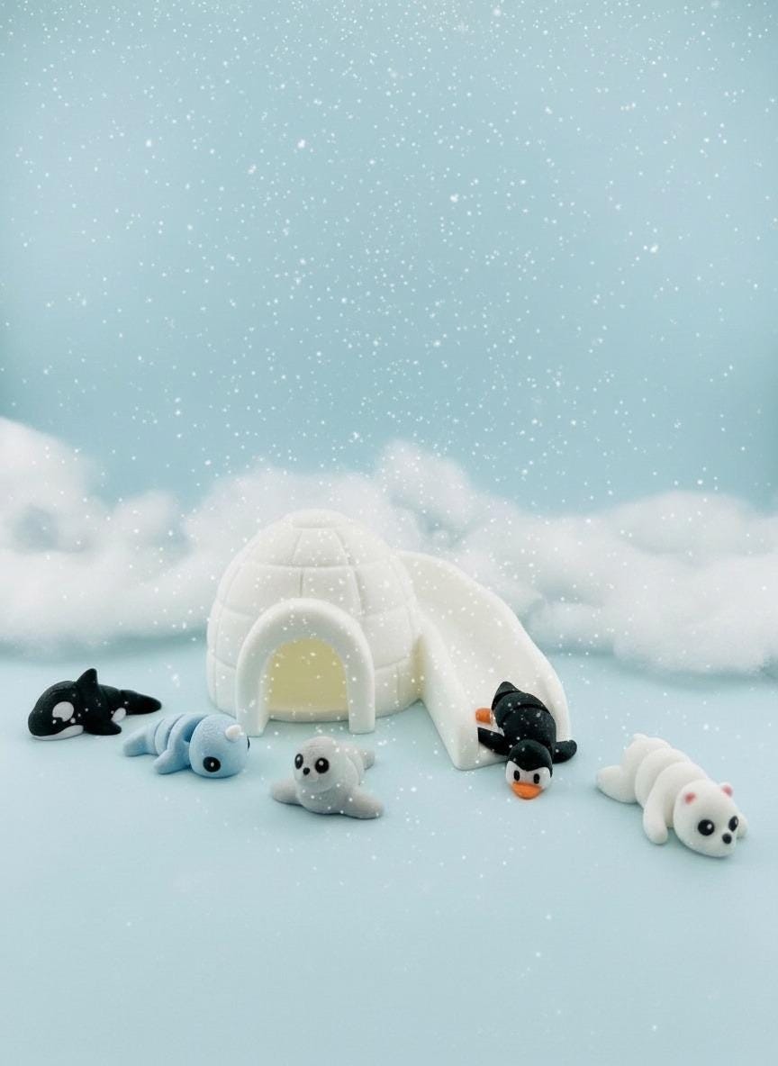 Igloo Arctic CritterPod™ Playset | Screen-Free Imaginative Play