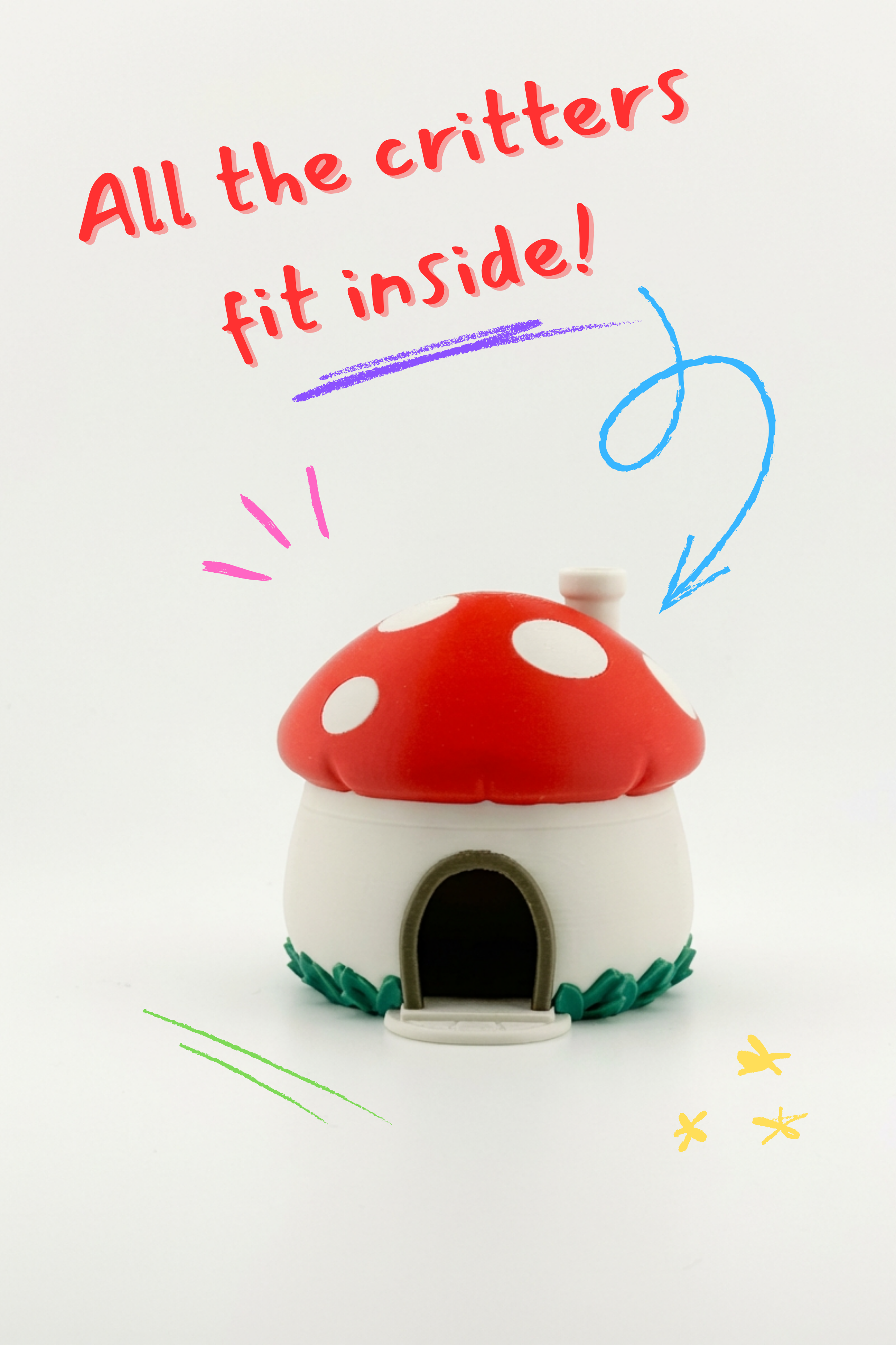Mushroom Garden CritterPod™ Playset | Screen-Free Imaginative Play