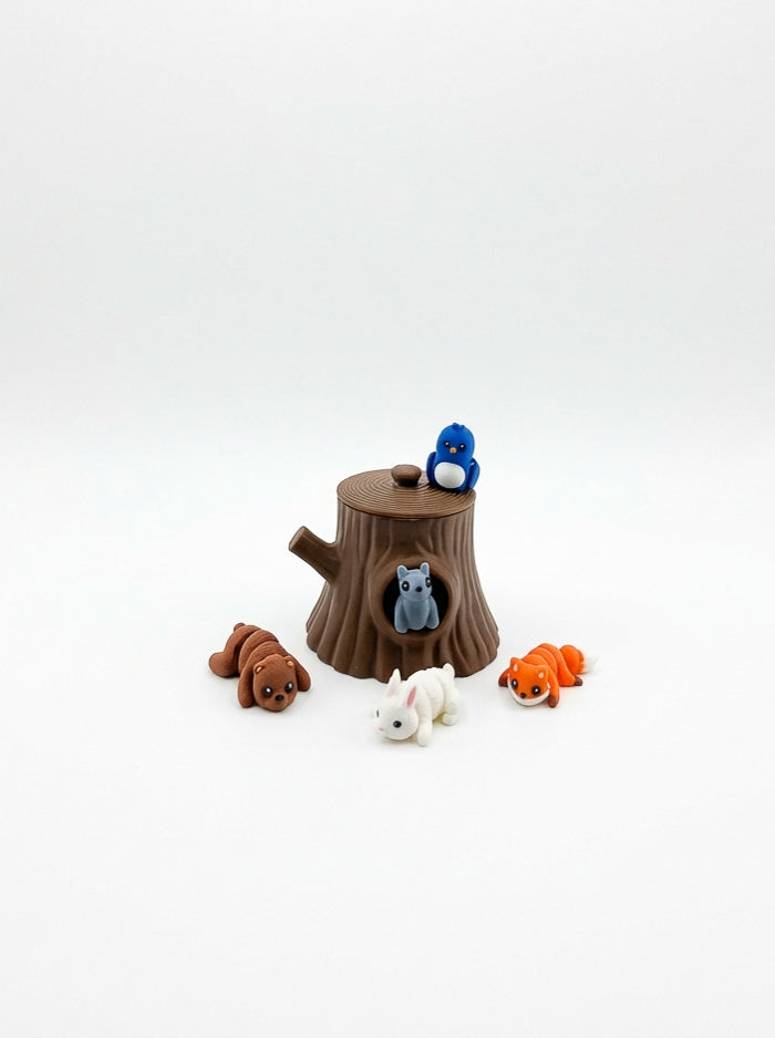 Woodland Stump CritterPod™ Playset | Screen-Free Imaginative Play