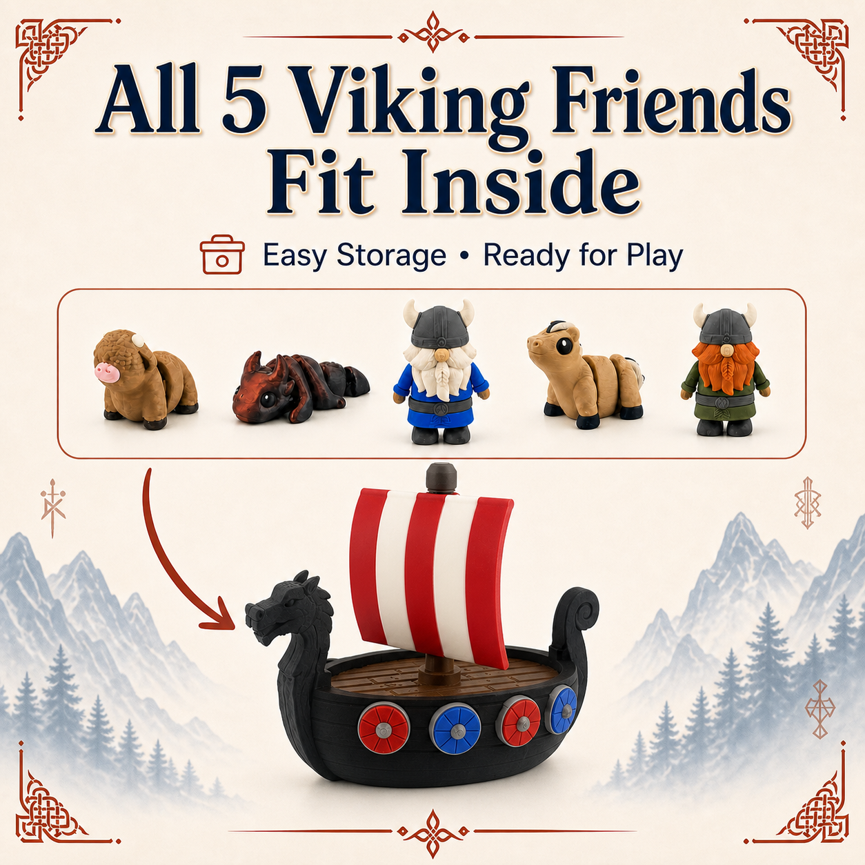 Nordic Viking Ship CritterPod™
