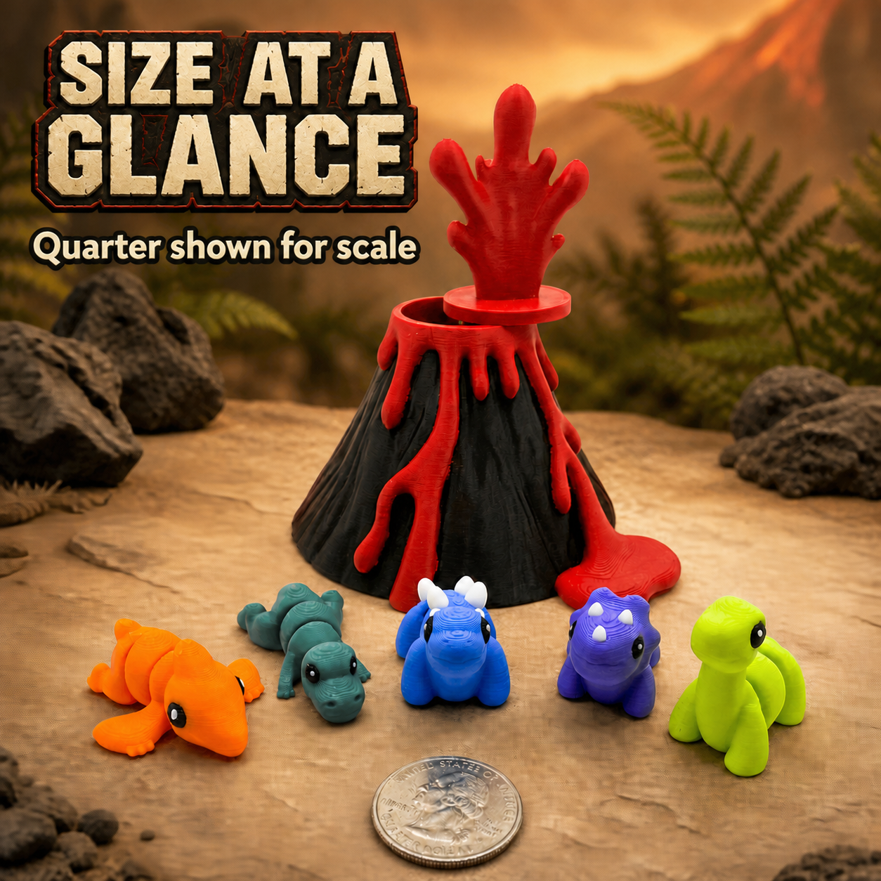 Dinosaur Volcano CritterPod™