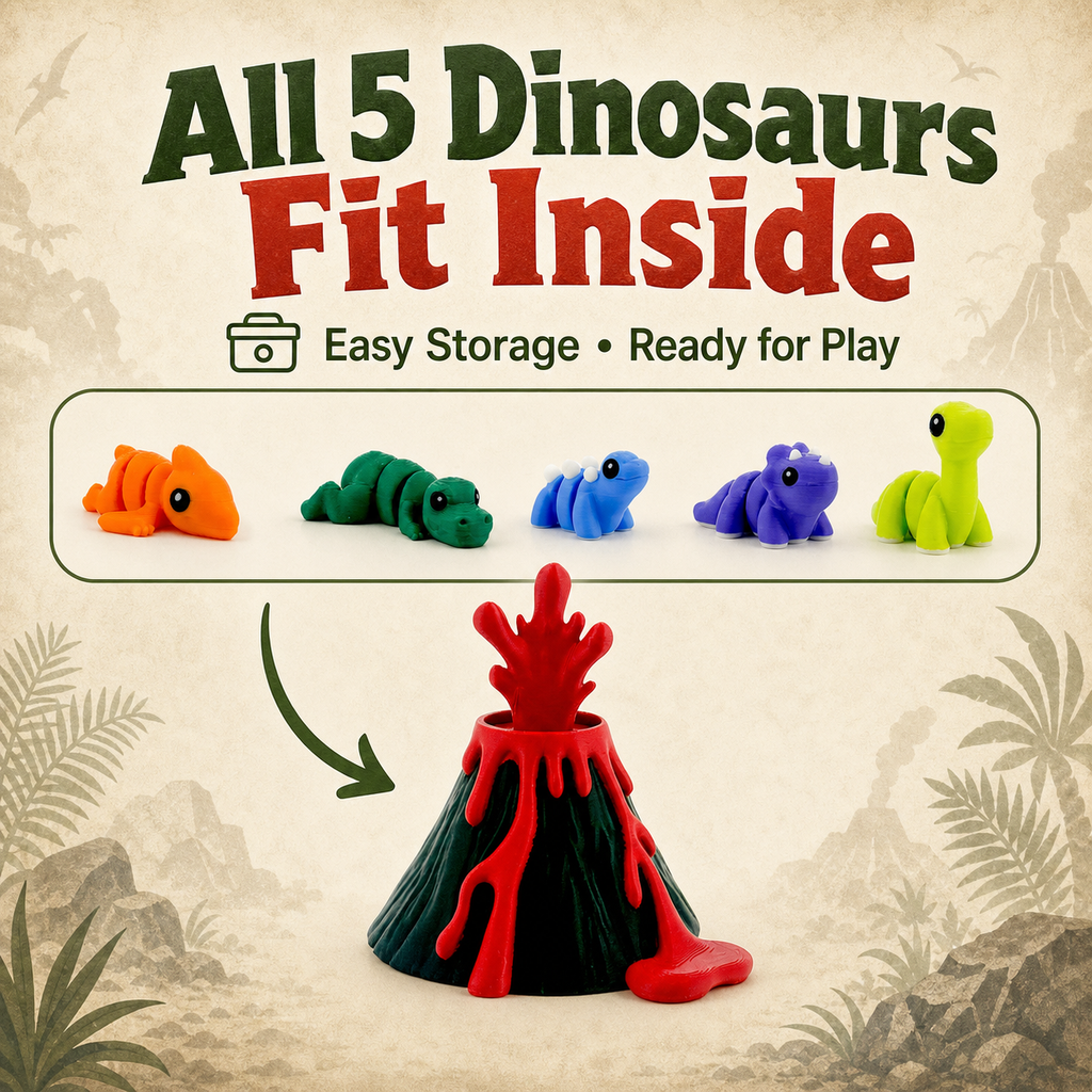 Dinosaur Volcano CritterPod™