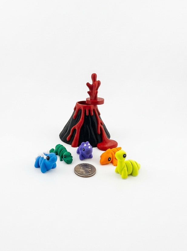 Volcano Dinosaur CritterPod™ Playset | Screen-Free Imaginative Play