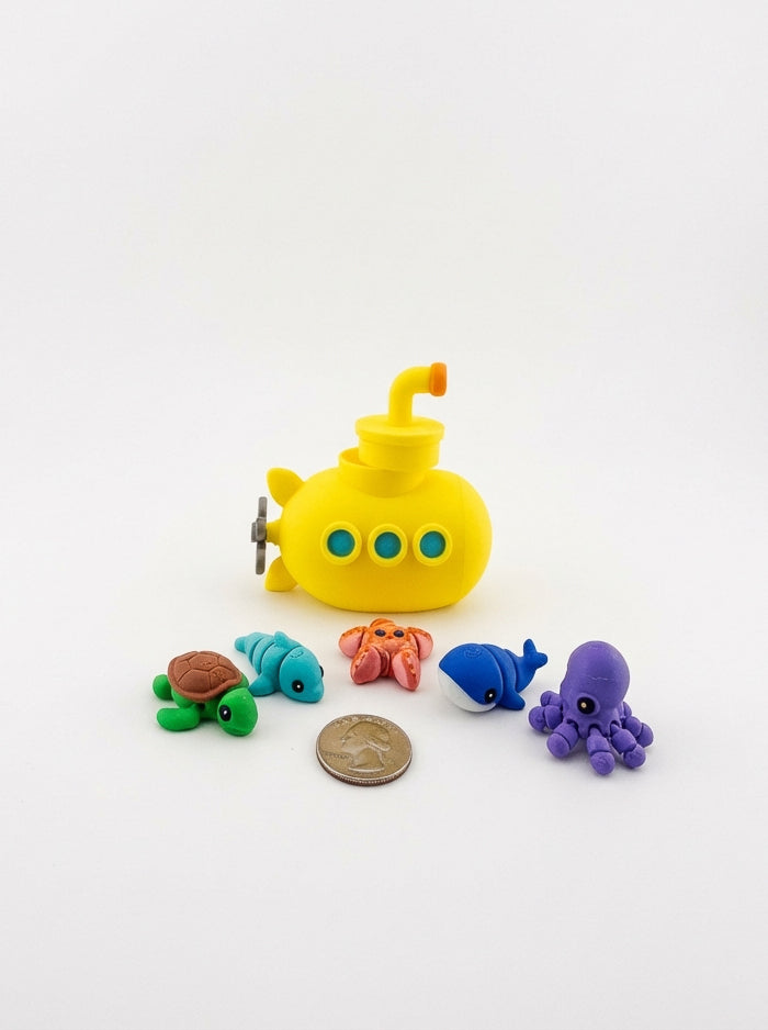 Submarine Ocean CritterPod™ Playset | Screen-Free Imaginative Play
