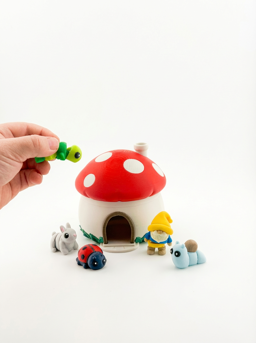 Mushroom Garden CritterPod™ Playset | Screen-Free Imaginative Play