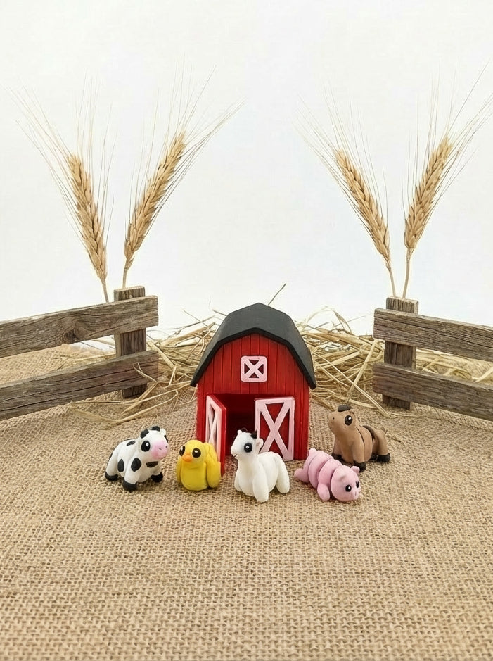 Barn Farm CritterPod™ Playset | Screen-Free Imaginative Play