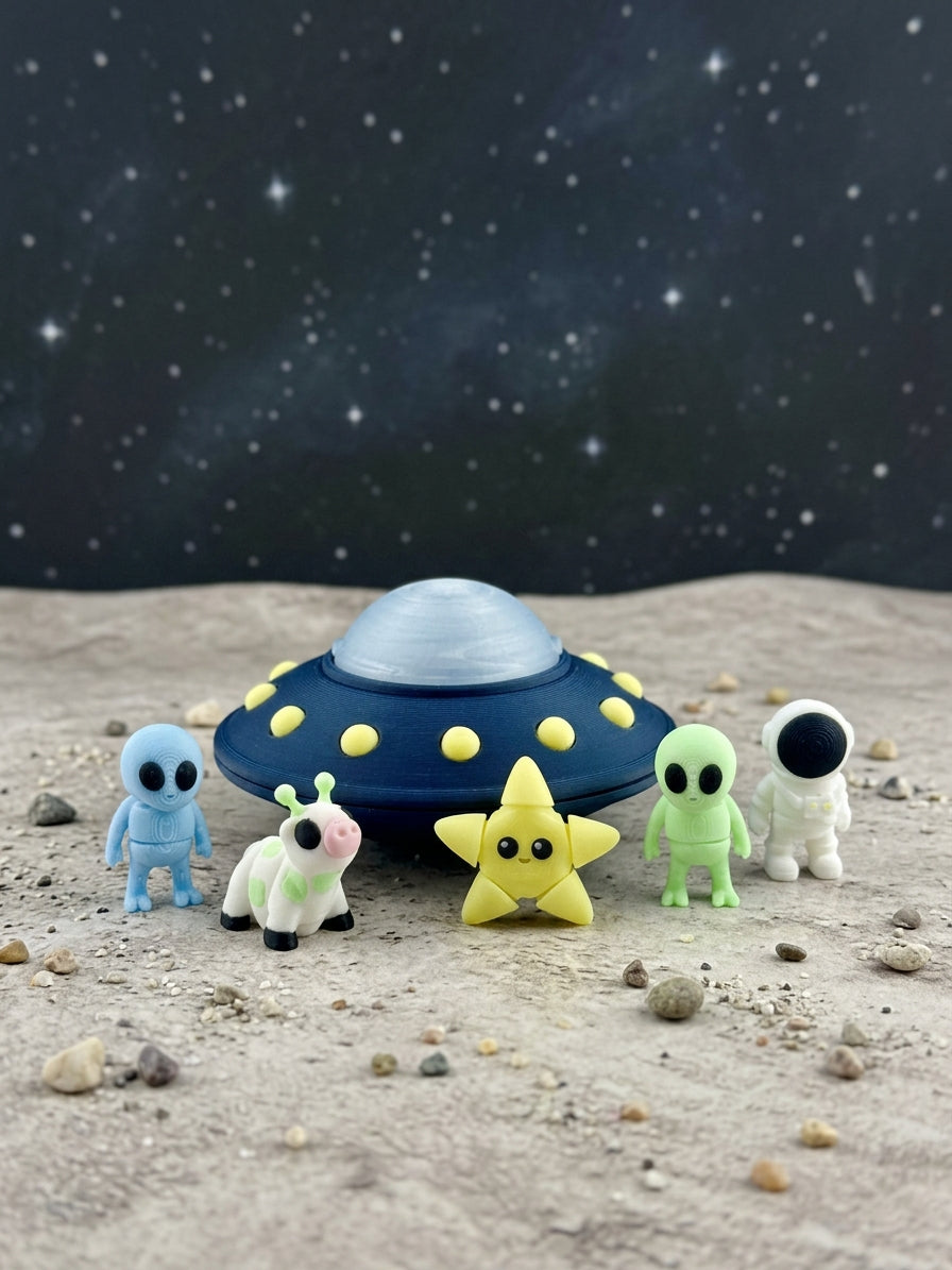 UFO Space CritterPod™ Playset | Screen-Free Imaginative Play