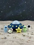 UFO Space CritterPod Playset - Screen-Free Imaginative Play Toy for Kids by CritterPods