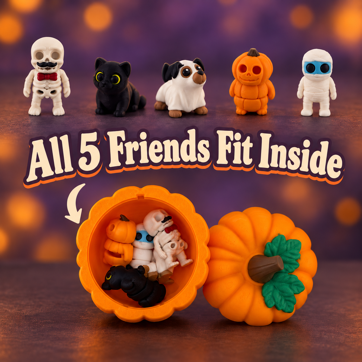 Halloween Jack-O'-Lantern CritterPod™