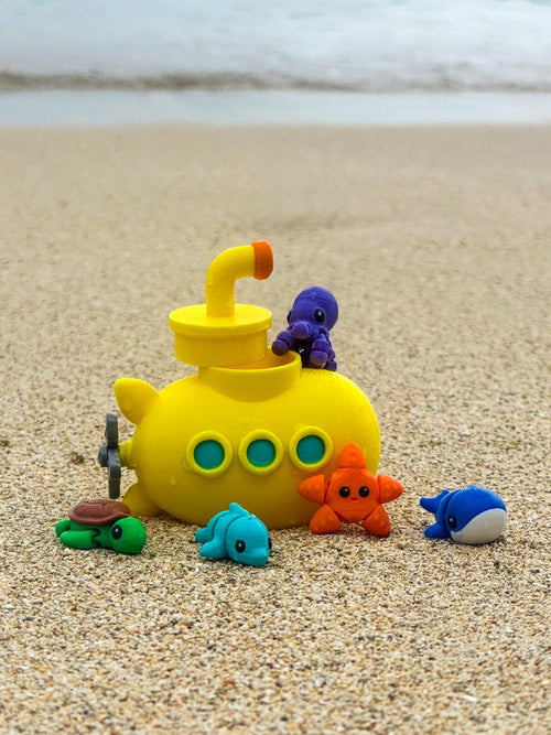 Submarine Ocean CritterPod Playset - Screen-Free Imaginative Play Toy for Kids by CritterPods
