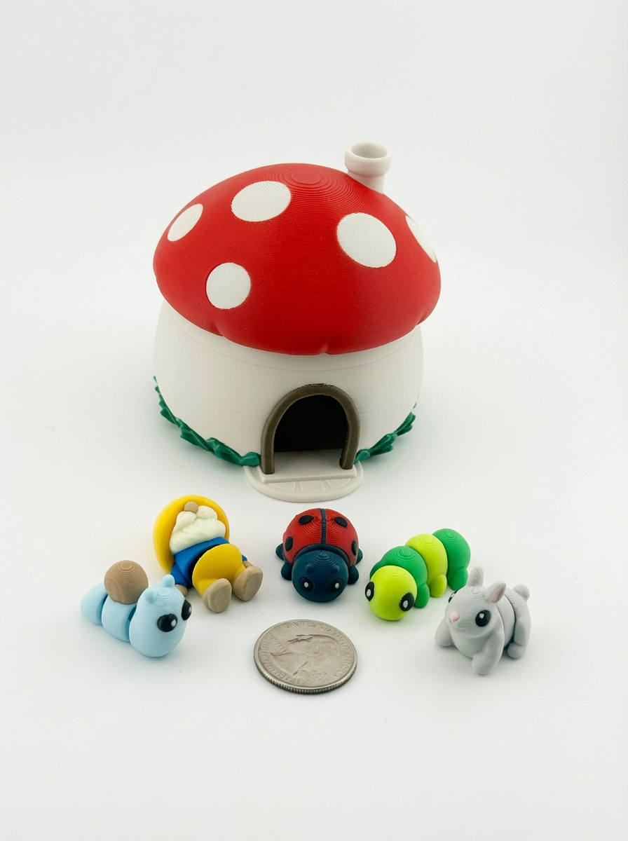 Mushroom Garden CritterPod™ Playset | Screen-Free Imaginative Play
